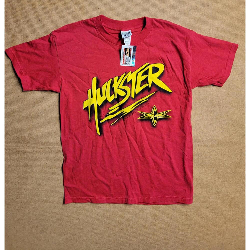 Vintage Hulk Hogan Shirt Red WWE Wrestling WCW Hulkster 1998 90s Youth XL NEW